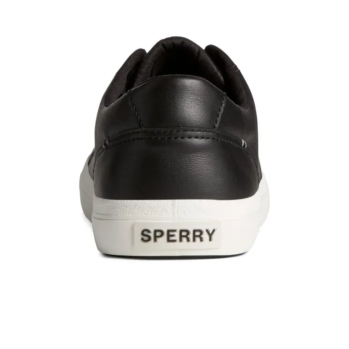 Sperry Striper II LLT Leather Sneaker Black Men Sneakers