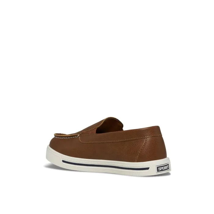 Sperry Tucker Slip On Sneaker Brown Kids Sneakers