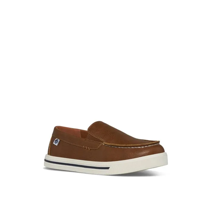 Sperry Tucker Slip On Sneaker Brown Kids Sneakers