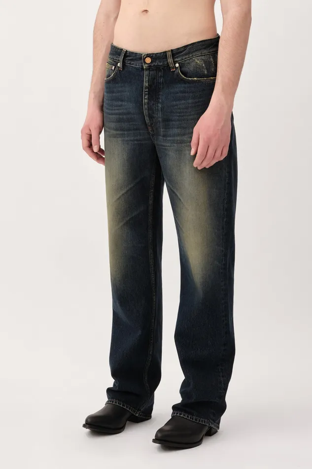 Steve 90s green Green Jeans Wonhundred Men