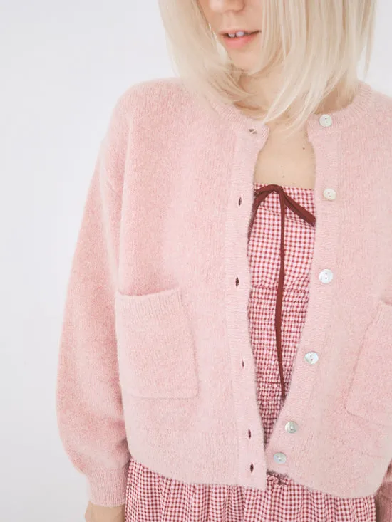 Sweaters Amlie Alpaca Cardigan Pink Rose Lisa Says Gah Women