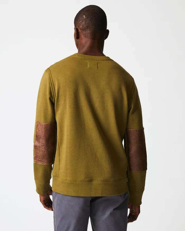 Sweaters and Sweatshirts Men Billy Reid Dover Sweatshirt Olive Drab