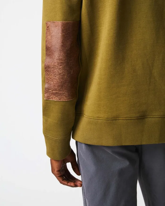 Sweaters and Sweatshirts Men Billy Reid Dover Sweatshirt Olive Drab