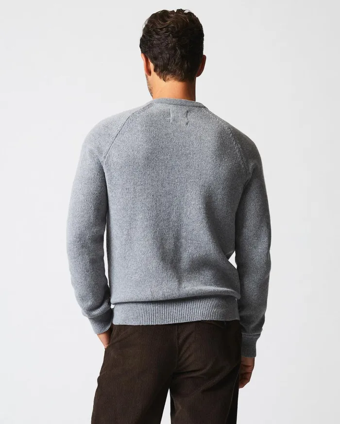 Sweaters and Sweatshirts Men Billy Reid Southern Sweater Grey