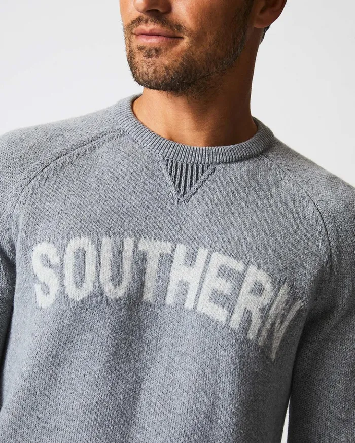 Sweaters and Sweatshirts Men Billy Reid Southern Sweater Grey