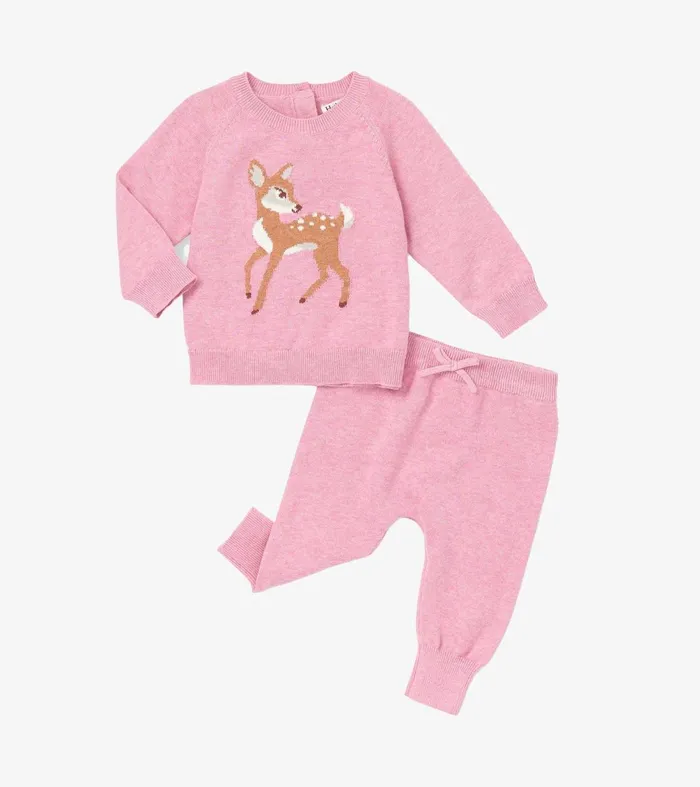 Sweaters Baby and Toddler Hatley Baby Girls Baby Doe Pullover Sweater and Pants