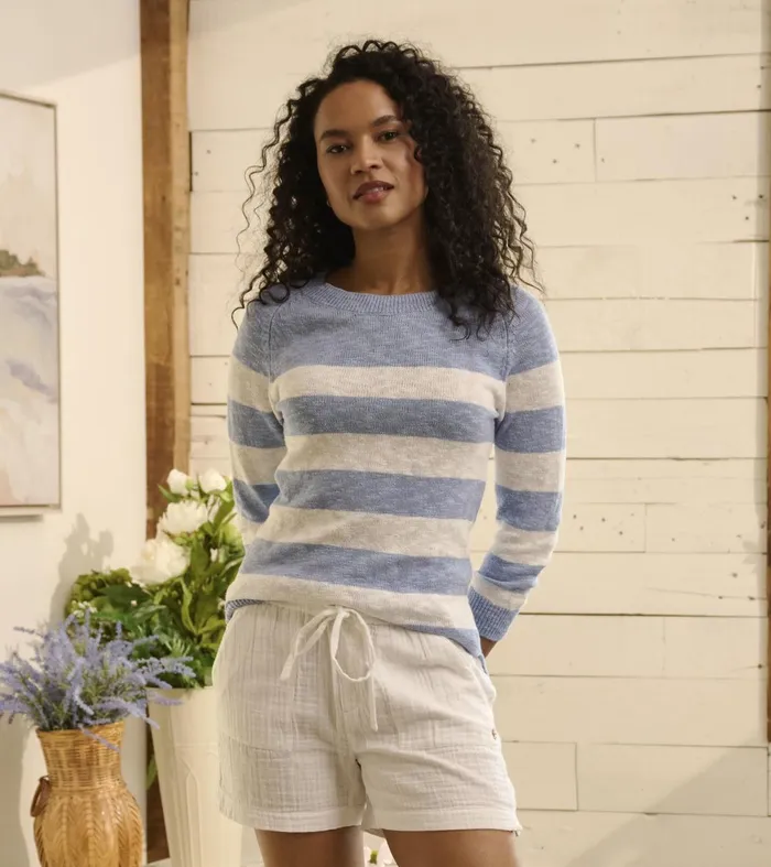 Sweaters Women Hatley Mariner Sweater 8211 Provence Stripes
