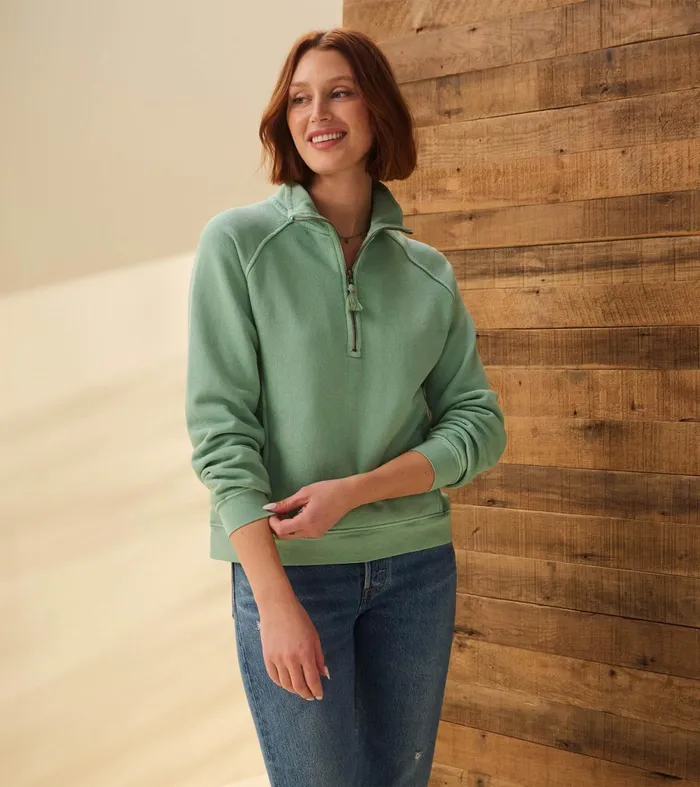 Sweaters Women Hatley Mock Neck Pullover 8211 Sage Green