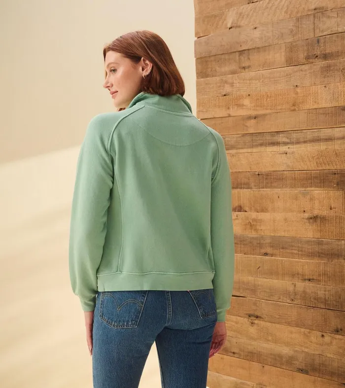 Sweaters Women Hatley Mock Neck Pullover 8211 Sage Green