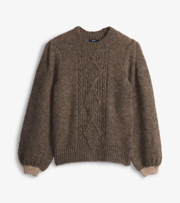 Sweaters Women Hatley Piper Sweater 8211 Bear Cub