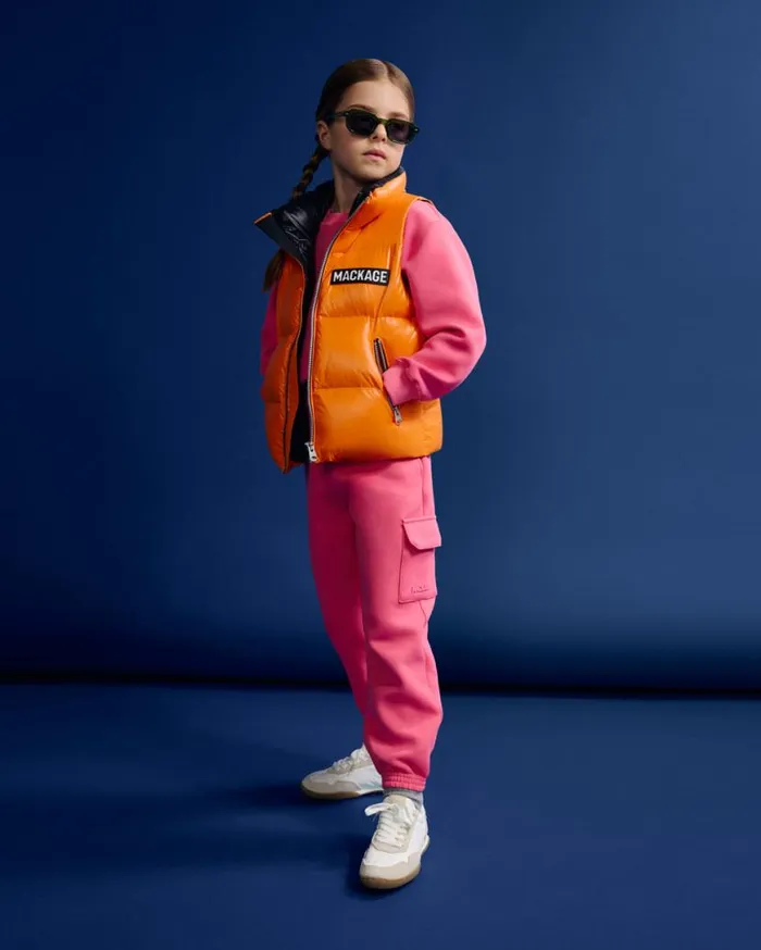 Sweatshirts and Sweatpants Kids Mackage ARCHERR Doubleface Jersey Sweatpants For Kids 814 Years Black