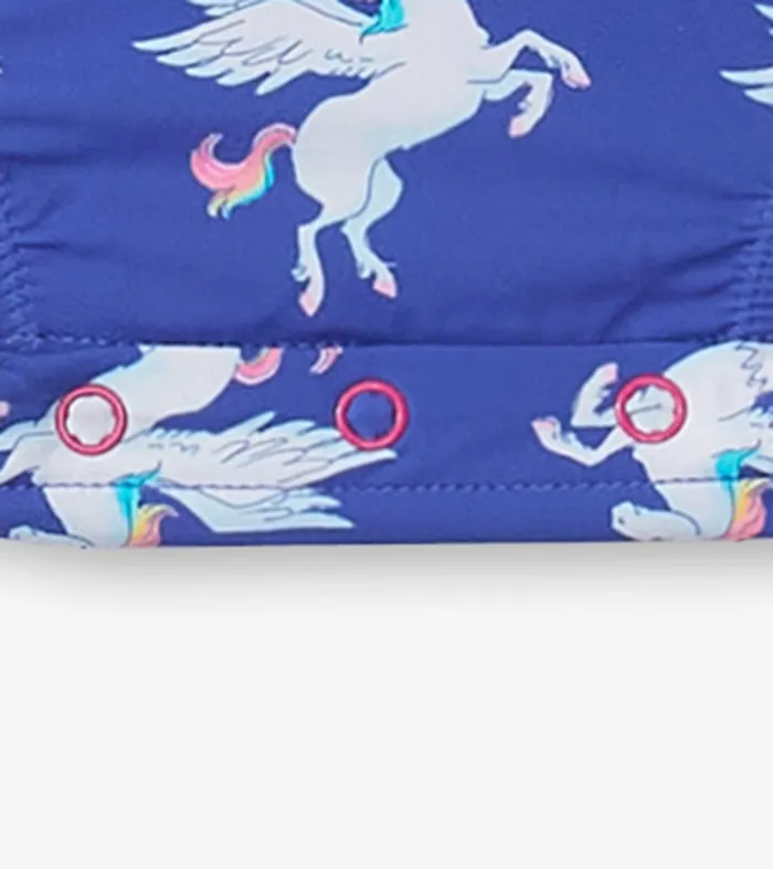 Swimwear Baby and Toddler Hatley Baby Girls Dazzling Unicorn Rashguard Swimsuit