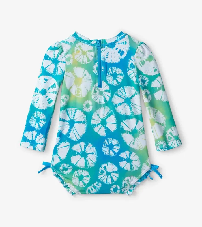 Swimwear Baby and Toddler Hatley Watermelon Tie Dye Baby Rashguard Swimsuit