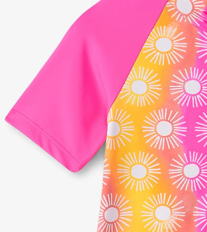 Swimwear Girls Hatley Girls Sunshine OnePiece Rashguard