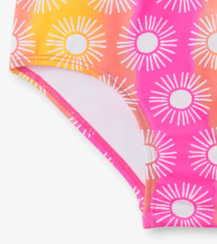 Swimwear Girls Hatley Girls Sunshine OnePiece Rashguard