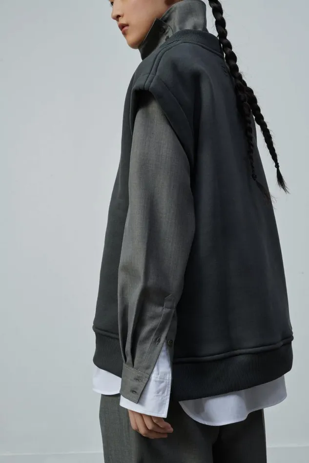 TShirts and Sweatshirts Women Soeur WOODS JUMPER Anthracite