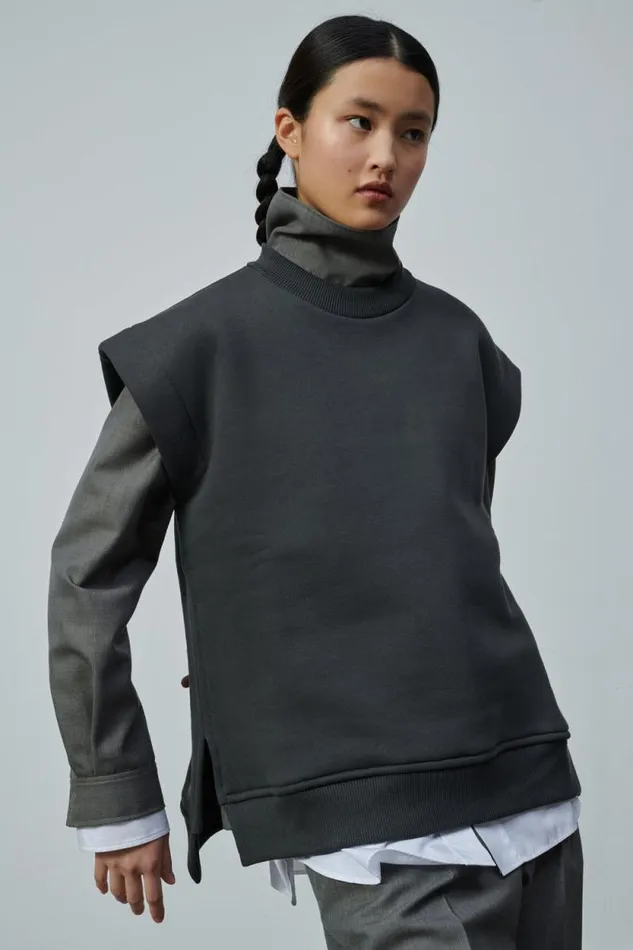 TShirts and Sweatshirts Women Soeur WOODS JUMPER Anthracite