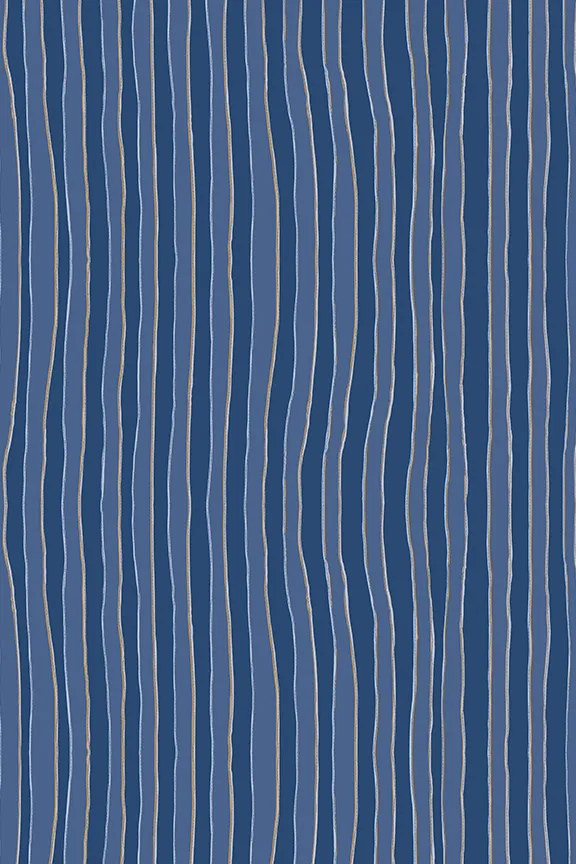 The Family Martin Shop Natalie Martin MARLIEN DRESS KIDS Batik Stripe Navy