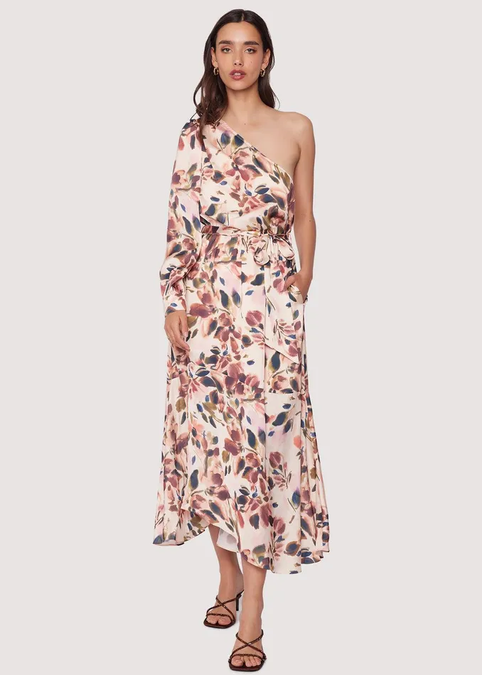 Thea Maxi Dress Creamfloralmulti Women Lost Wander Dresses