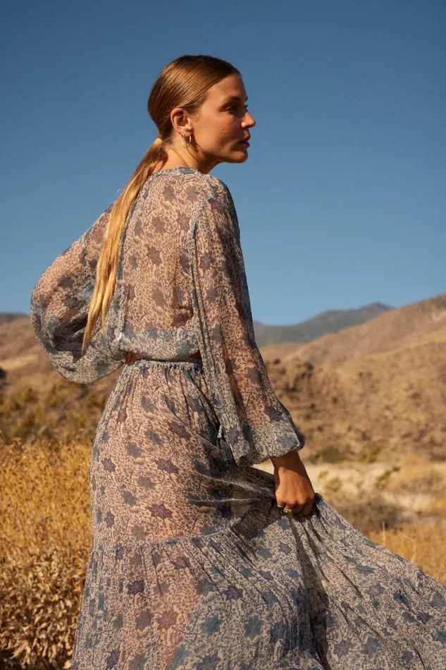 Tops Shop Natalie Martin AMELIA TOP Snowflake Sea