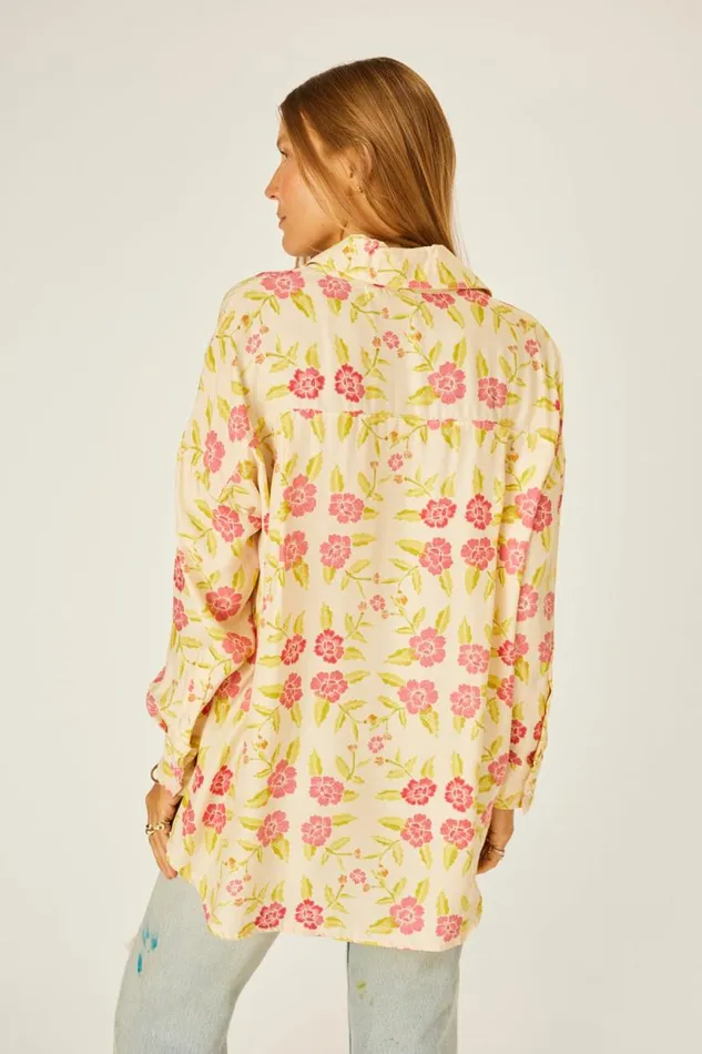 Tops Shop Natalie Martin JENNIFER SHIRT Prairie Dusty Crimson