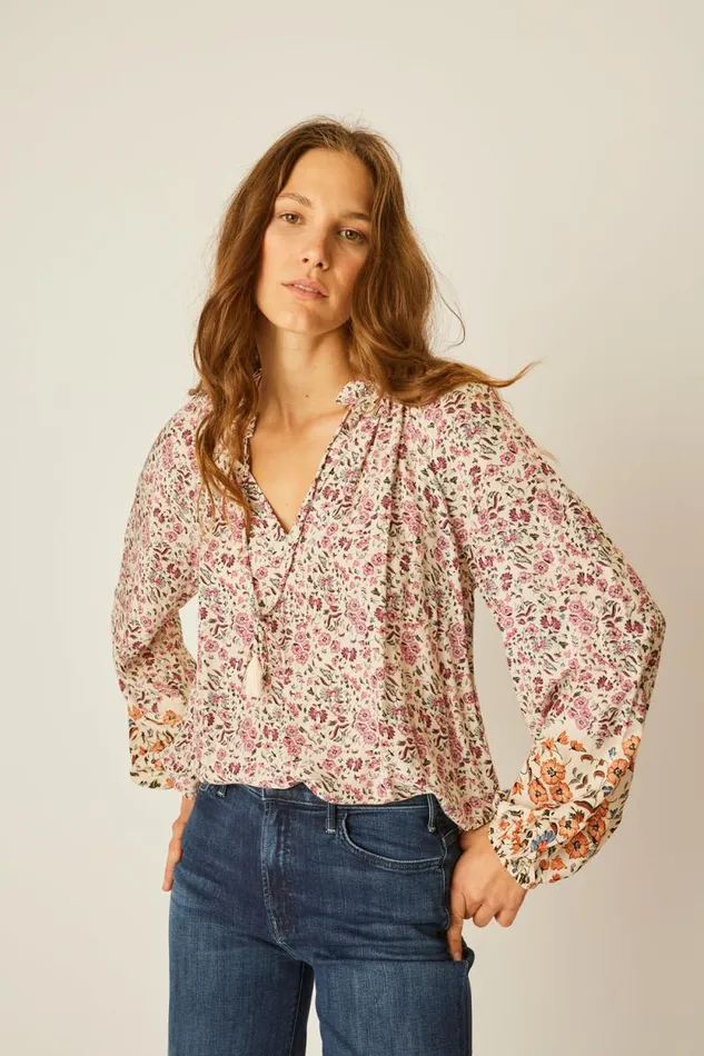 Tops Shop Natalie Martin PENNY BLOUSE Petite Fleur Rose