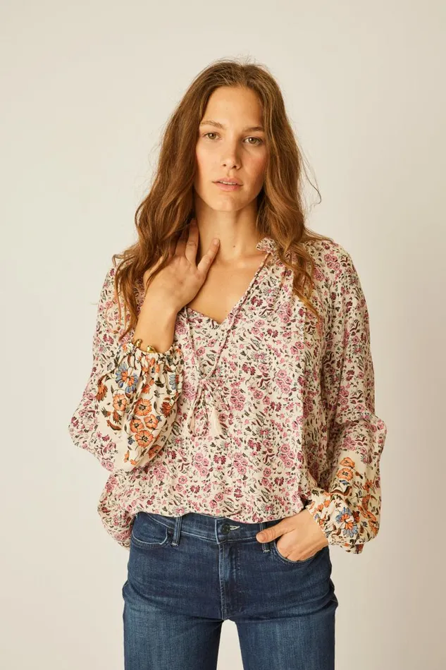 Tops Shop Natalie Martin PENNY BLOUSE Petite Fleur Rose
