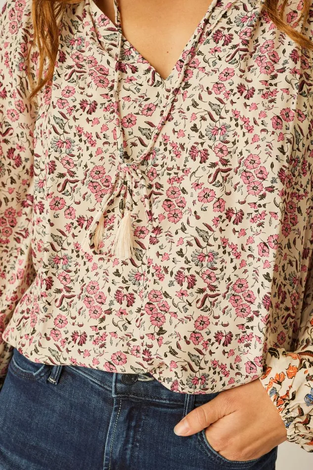 Tops Shop Natalie Martin PENNY BLOUSE Petite Fleur Rose