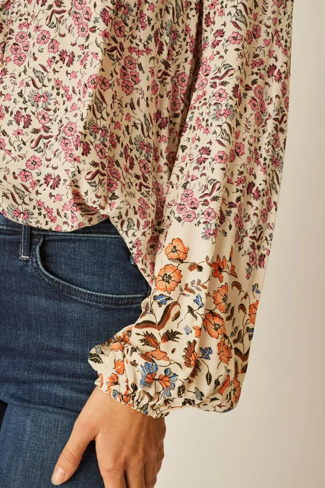 Tops Shop Natalie Martin PENNY BLOUSE Petite Fleur Rose