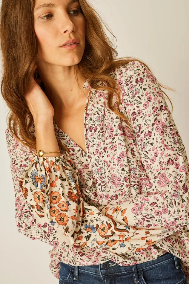 Tops Shop Natalie Martin PENNY BLOUSE Petite Fleur Rose