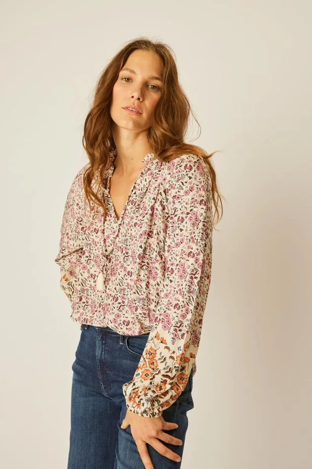 Tops Shop Natalie Martin PENNY BLOUSE Petite Fleur Rose