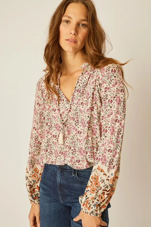 Tops Shop Natalie Martin PENNY BLOUSE Petite Fleur Rose
