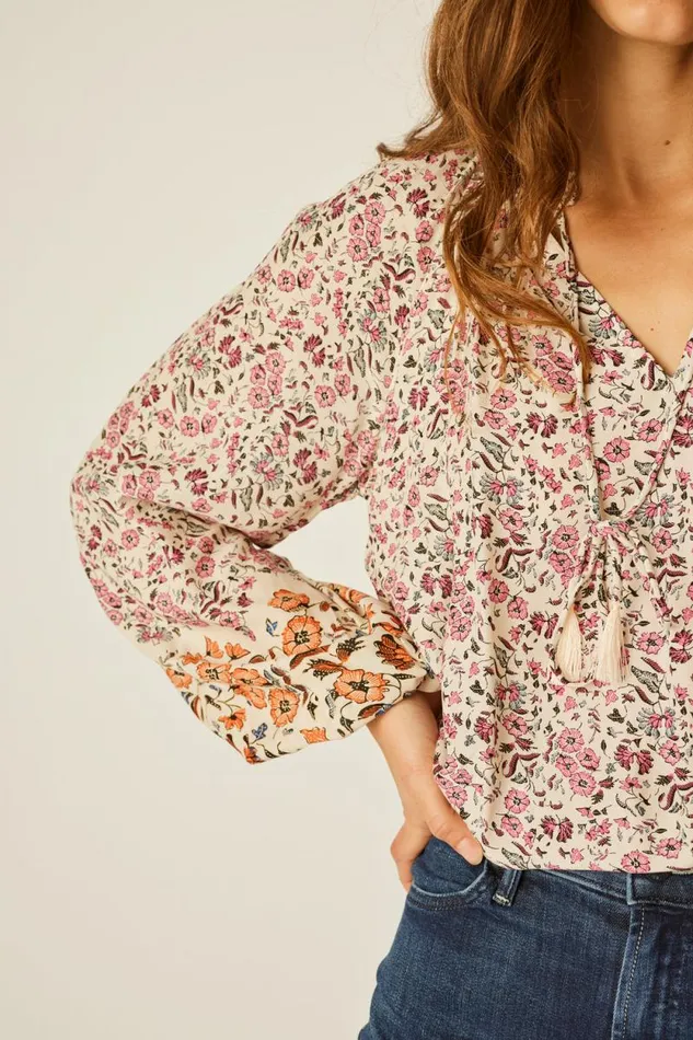 Tops Shop Natalie Martin PENNY BLOUSE Petite Fleur Rose