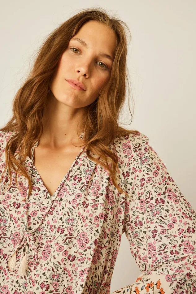 Tops Shop Natalie Martin PENNY BLOUSE Petite Fleur Rose