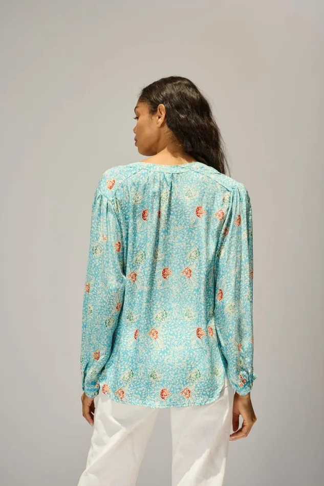 Tops Shop Natalie Martin TOLAN SHIRT Andromeda Turquoise
