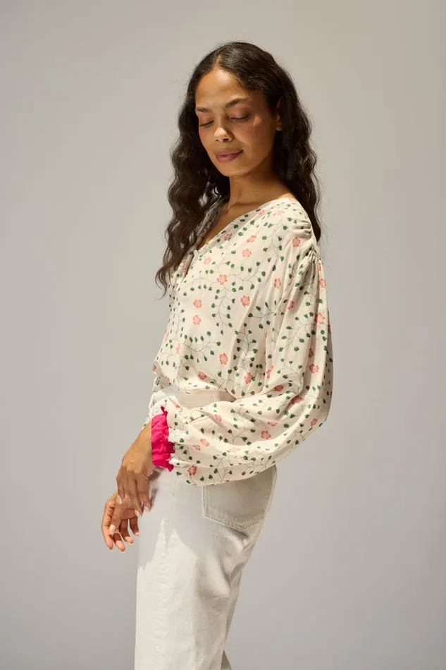 Tops Shop Natalie Martin TOLAN SHIRT Pinwheel Cotton