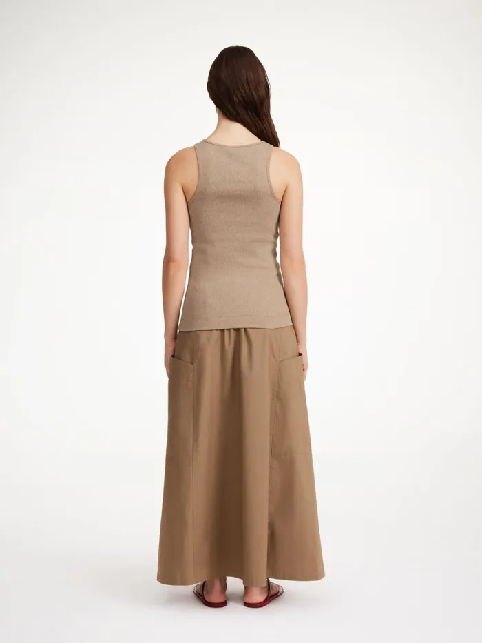 Tops Women By Malene Birger Amani Organic Cotton Tank Top Nomad Tops Women By Malene Birger Amani Organic Cotton Tank Top Nomad