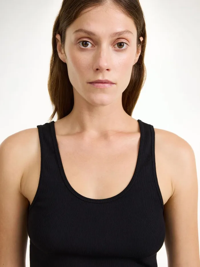 Tops Women By Malene Birger Anisa Tank Top Black Tops Women By Malene Birger Anisa Tank Top Black