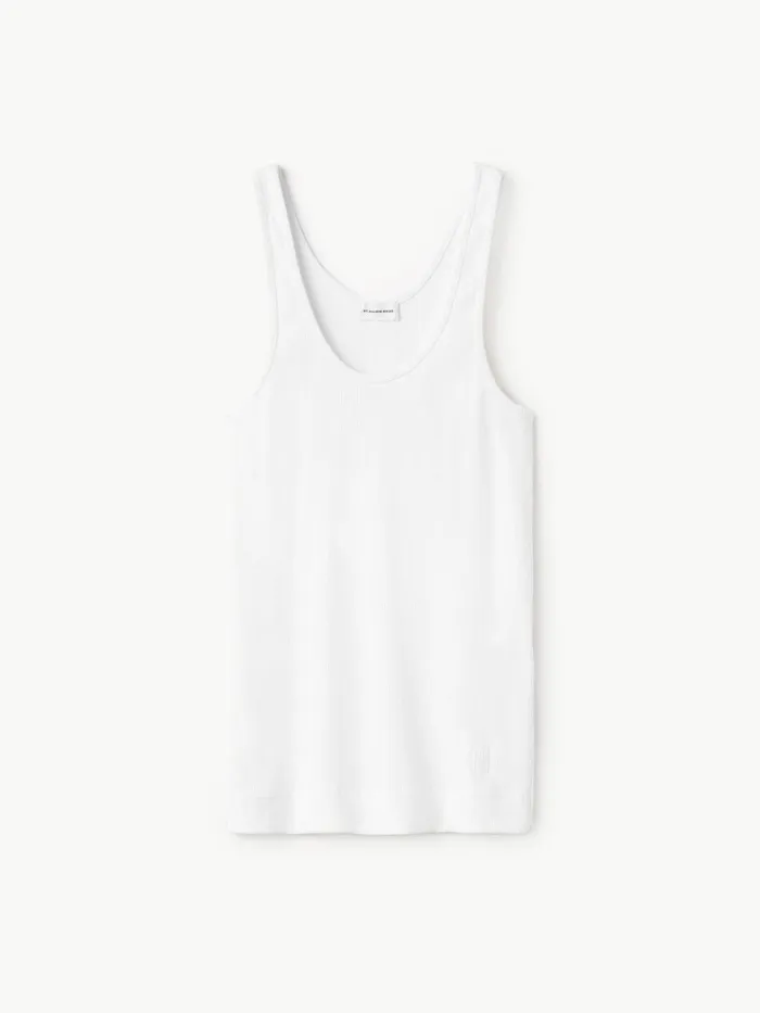 Tops Women By Malene Birger Anisa Tank Top Soft White