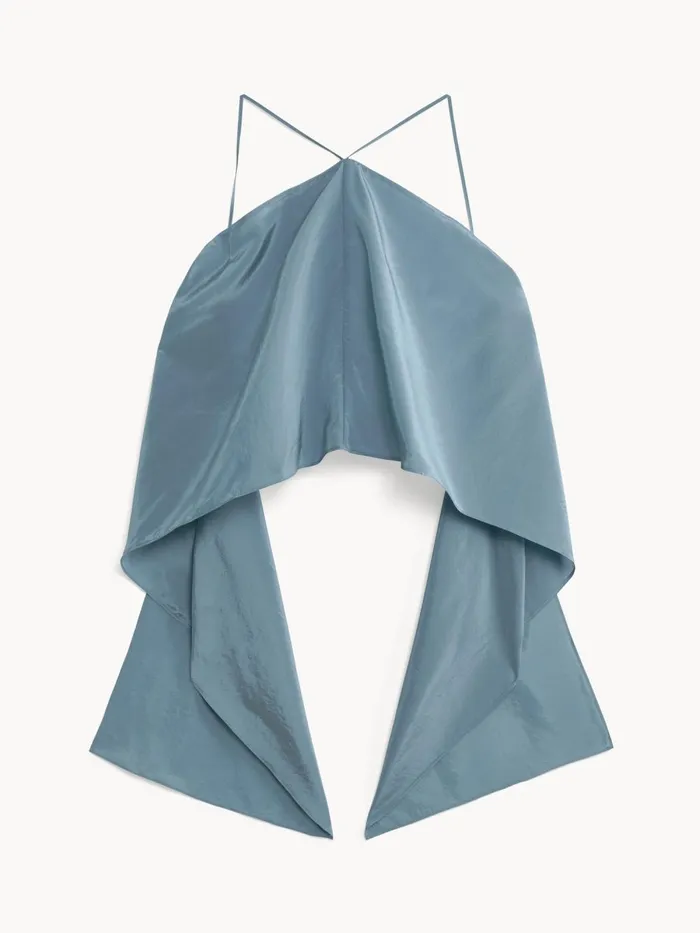 Tops Women By Malene Birger Brinola Top Cool Water Tops Women By Malene Birger Brinola Top Cool Water