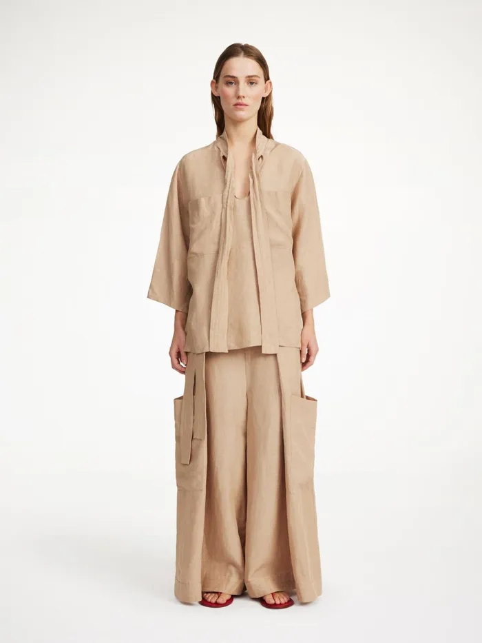 Tops Women By Malene Birger Dakote Blouse Nomad