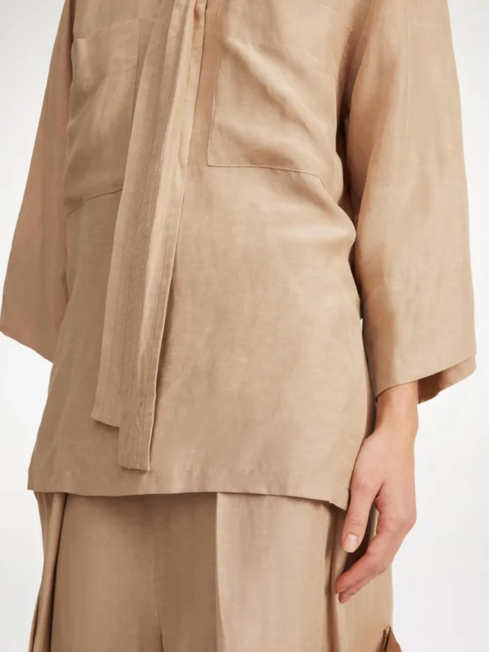 Tops Women By Malene Birger Dakote Blouse Nomad
