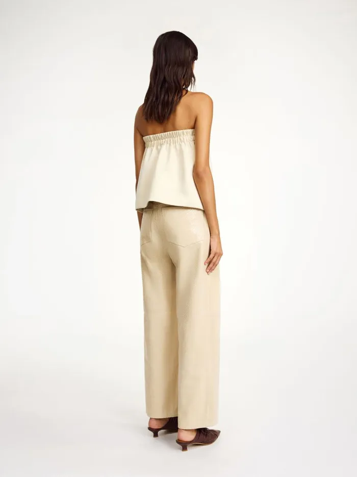 Tops Women By Malene Birger Hermie Top Oyster Gray Tops Women By Malene Birger Hermie Top Oyster Gray