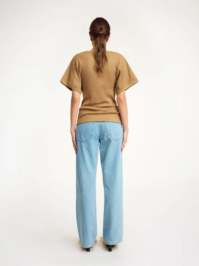 Tops Women By Malene Birger Lunai Tshirt Light Brown