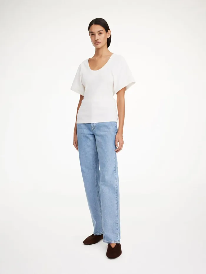 Tops Women By Malene Birger Lunai Tshirt Soft White