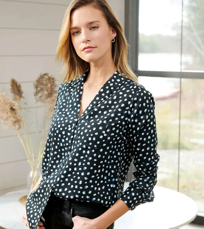Tops Women Hatley Ariane Shirt 8211 Lots Of Dots