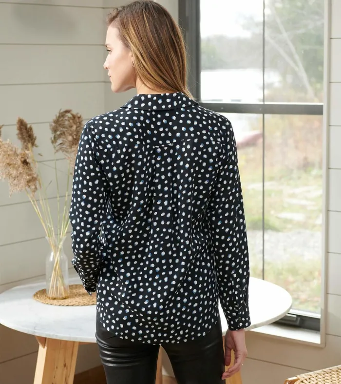 Tops Women Hatley Ariane Shirt 8211 Lots Of Dots