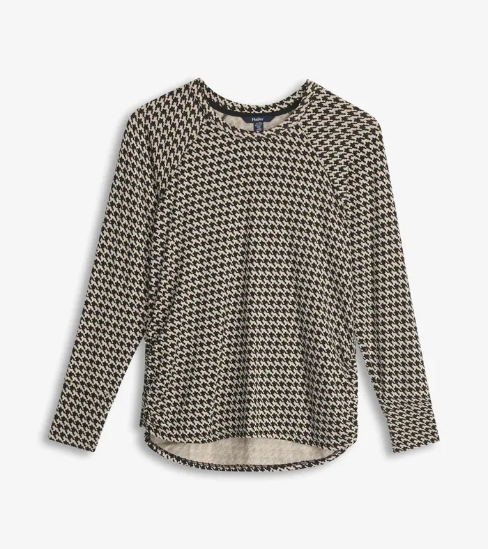 Tops Women Hatley Chantel Pullover 8211 Houndstooth