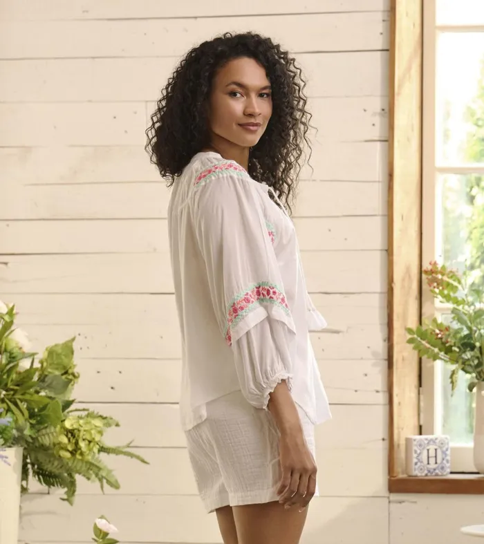 Tops Women Hatley Naomi Blouse 8211 Fresh White