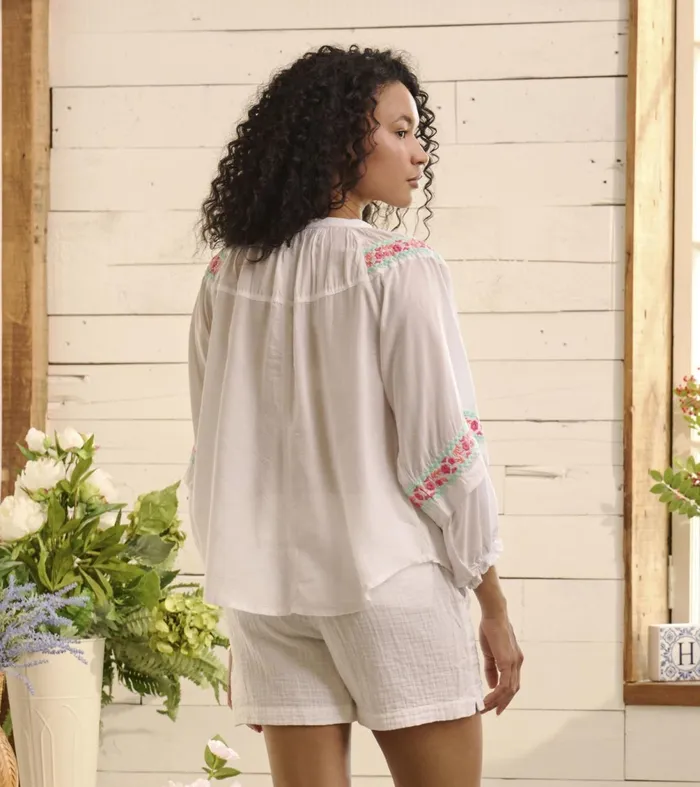 Tops Women Hatley Naomi Blouse 8211 Fresh White